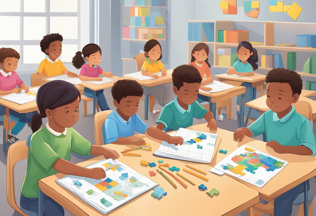 Games and Activities to Suit Various Learning Styles: Engaging Diverse Minds Learning Styles,classroom LearningMole A classroom with diverse activities: a puzzle for visual learners, a group discussion for auditory learners, and a hands-on experiment for kinesthetic learners