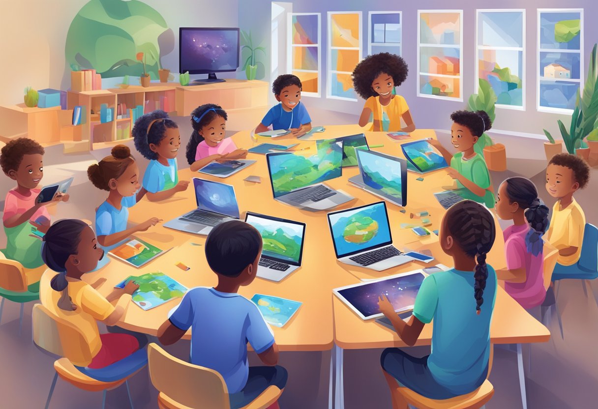 Games and Activities to Suit Various Learning Styles: Engaging Diverse Minds Learning Styles,classroom LearningMole Children using technology to play educational games, while others engage in hands-on activities, all tailored to different learning styles