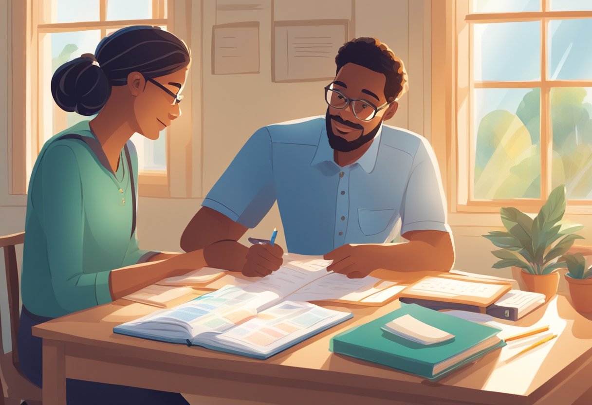 The Best Time to Start Test Prep: Essential Tips for Parents and Teachers Test Prep,Teacher,Parent,education LearningMole A desk with a calendar, textbooks, and a clock. A parent and teacher discussing test prep. Bright light streams in through a window