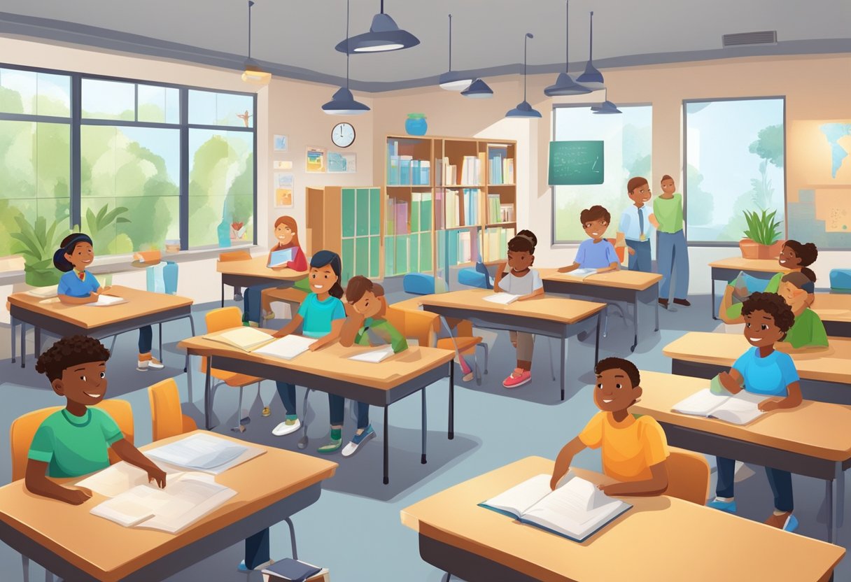 Adapting Homework Strategies to Fit Various Learning Preferences homework strategies,Learning Preferences,classroom LearningMole A diverse classroom with different learning styles. Various homework strategies being implemented. Flexibility and adaptability in managing the classroom