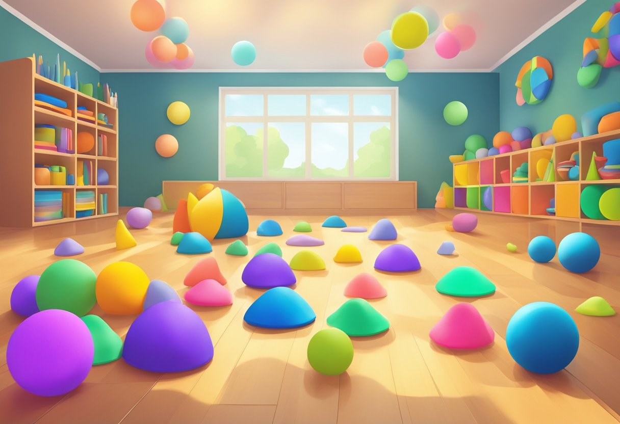 Using Sensory Toys to Support Emotional Regulation in Children: A Practical Guide Sensory Toys LearningMole Colorful sensory toys scattered on a classroom floor. Soft textures and squishy materials invite touch. Calming lights and gentle sounds promote emotional regulation