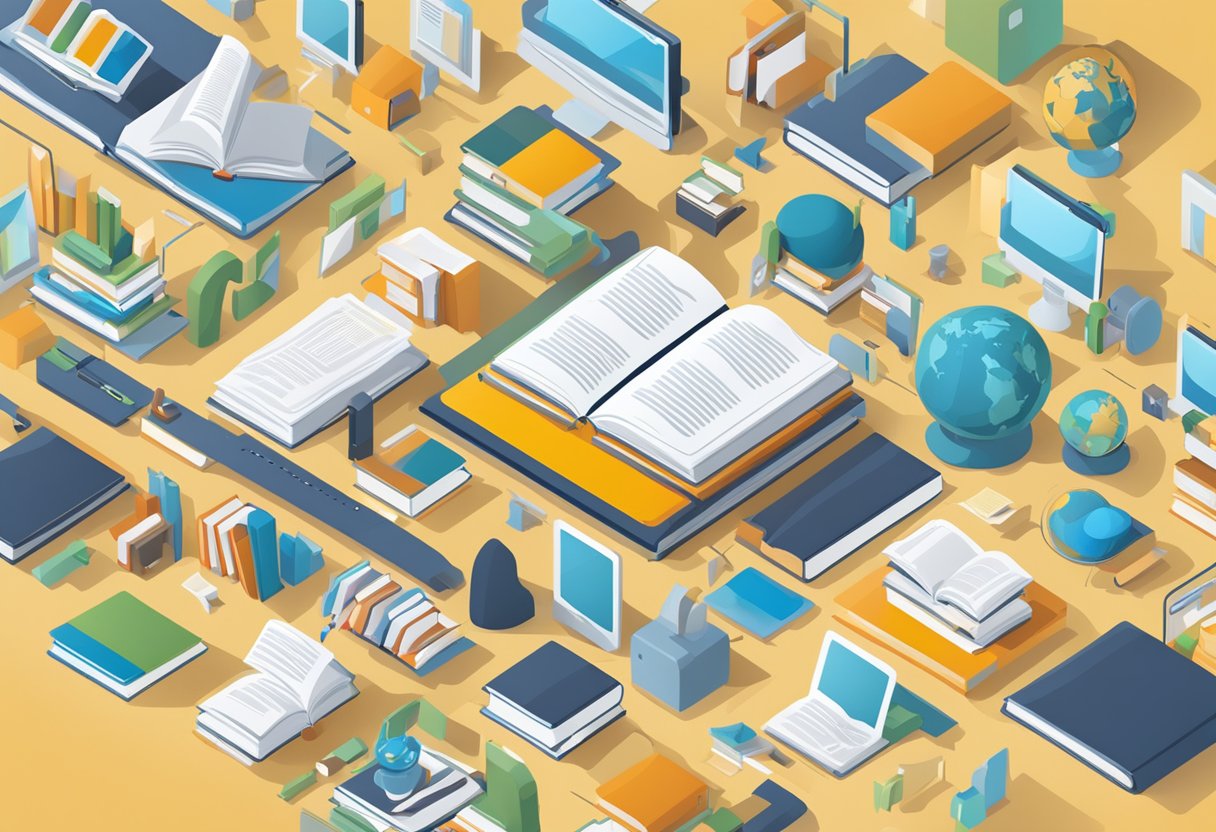 Teaching Critical Thinking Skills Through Digital Libraries: Enhancing Student Engagement Critical Thinking Skills,Digital Libraries LearningMole A digital library interface displaying diverse resources for critical thinking education. Icons of books, articles, and multimedia materials arranged in an organized and accessible layout