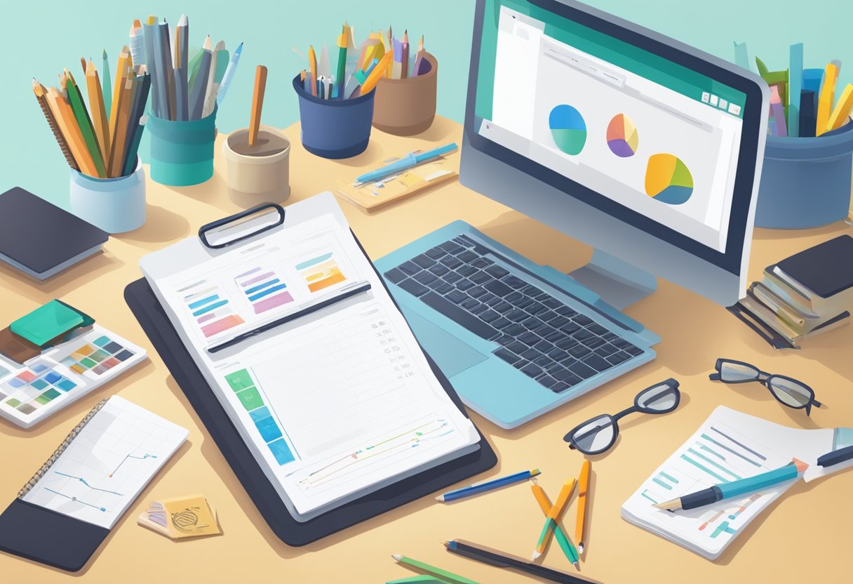 Digital Portfolios: Top Tips for Balancing Formative and Summative Assessments Digital Portfolios,Summative Assessments LearningMole A digital portfolio sits on a desk, surrounded by assessment tools. A scale represents the balance between formative and summative assessments. Frequently Asked Questions hover above, guiding the viewer's understanding