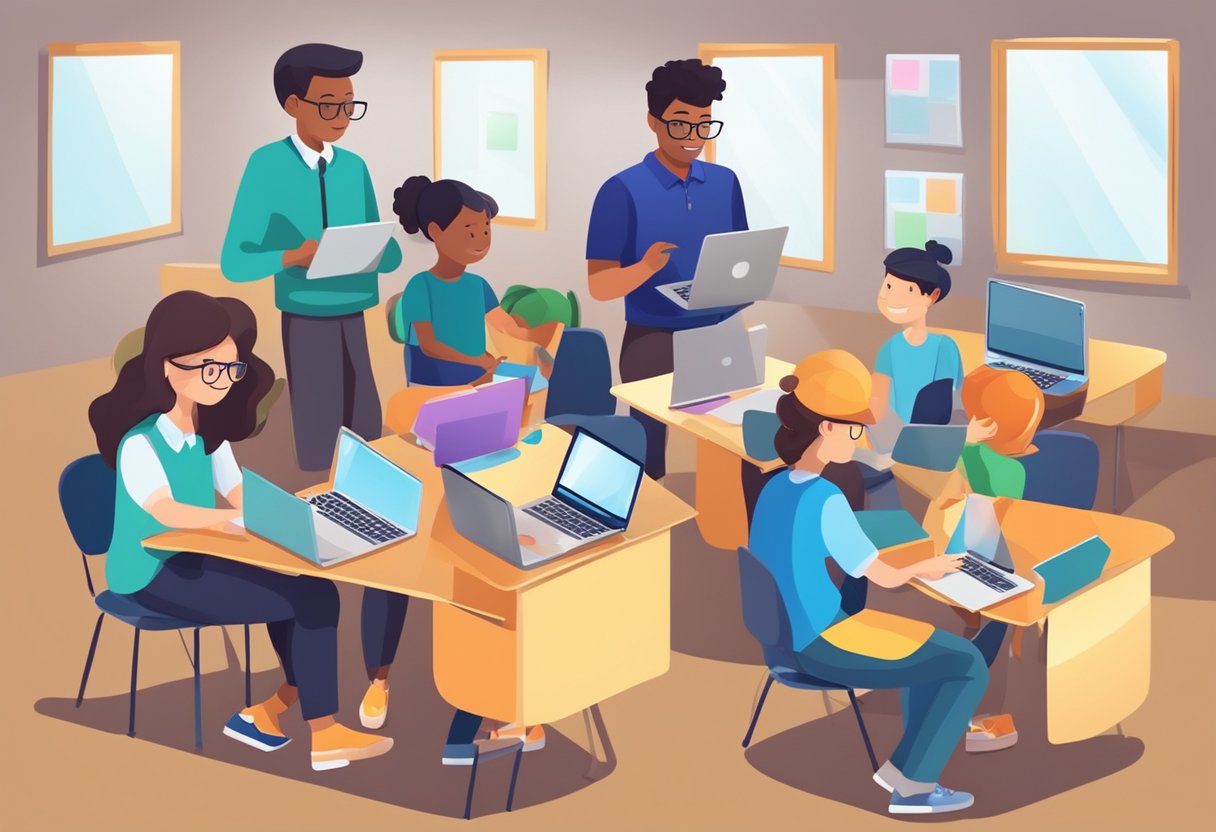 How Teachers Can Integrate Educational Software: Daily Lesson Enhancement Tips Educational Software, Michelle Connolly LearningMole Teachers use laptops and tablets to access educational software. They collaborate and integrate technology into daily lessons