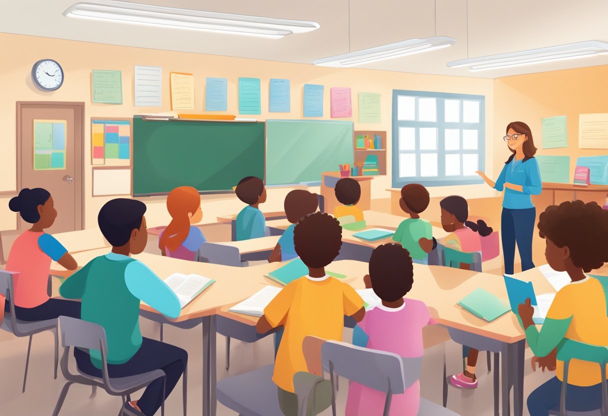 Navigating Difficult Conversations: Essential Strategies for Parents and Teachers to Engage Effectively Difficult Conversations, Parent, Teacher LearningMole A classroom setting with open communication and collaboration between parents and teachers, emphasizing positivity and understanding during difficult conversations