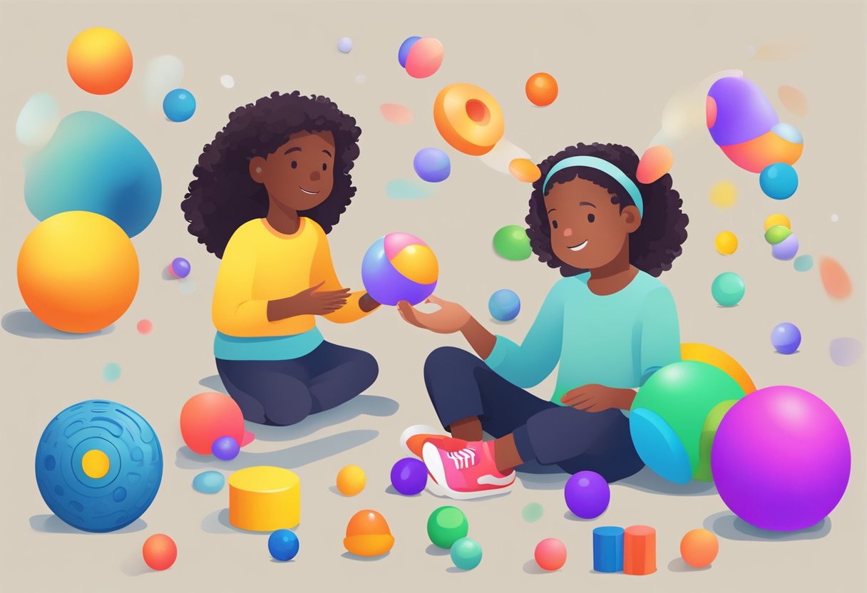 Promoting Inclusivity: Sensory Toys that Support Children with Diverse Needs Sensory Toys,classroom LearningMole Children interacting with various sensory toys: textured balls, vibrating cushions, and colorful fidget spinners. Inclusive design allows for diverse needs
