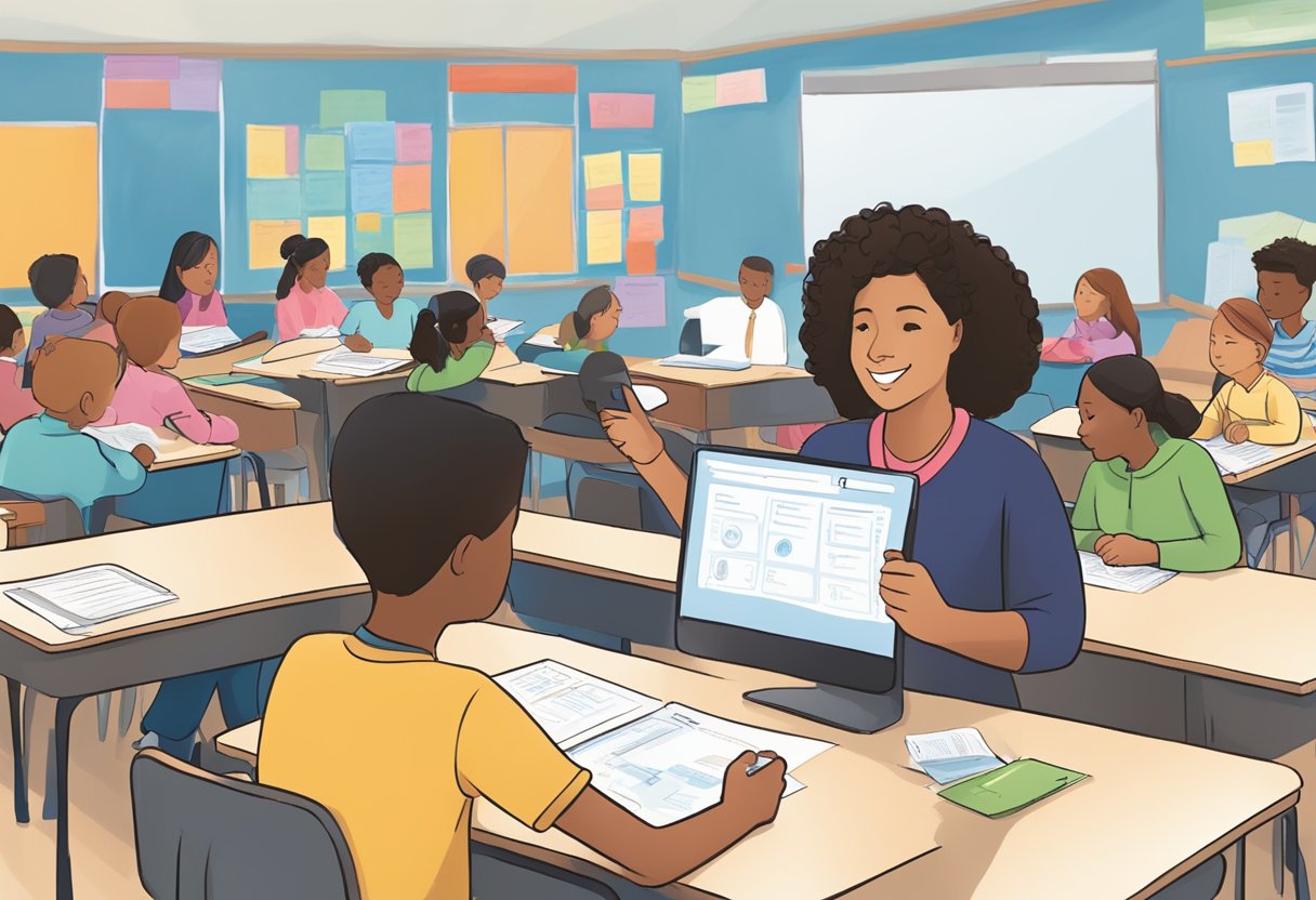 Formative Assessment Strategies for English Language Learners: Enhancing Classroom Success Formative Assessment LearningMole A teacher uses various formative assessment tools in an ELL classroom, such as exit tickets, think-pair-share, and student self-assessment
