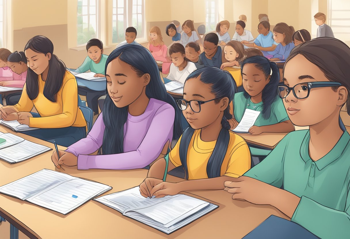 Formative Assessment Strategies for English Language Learners: Enhancing Classroom Success Formative Assessment LearningMole English Language Learners engaged in self-assessment activities using various formative assessment strategies in a classroom setting