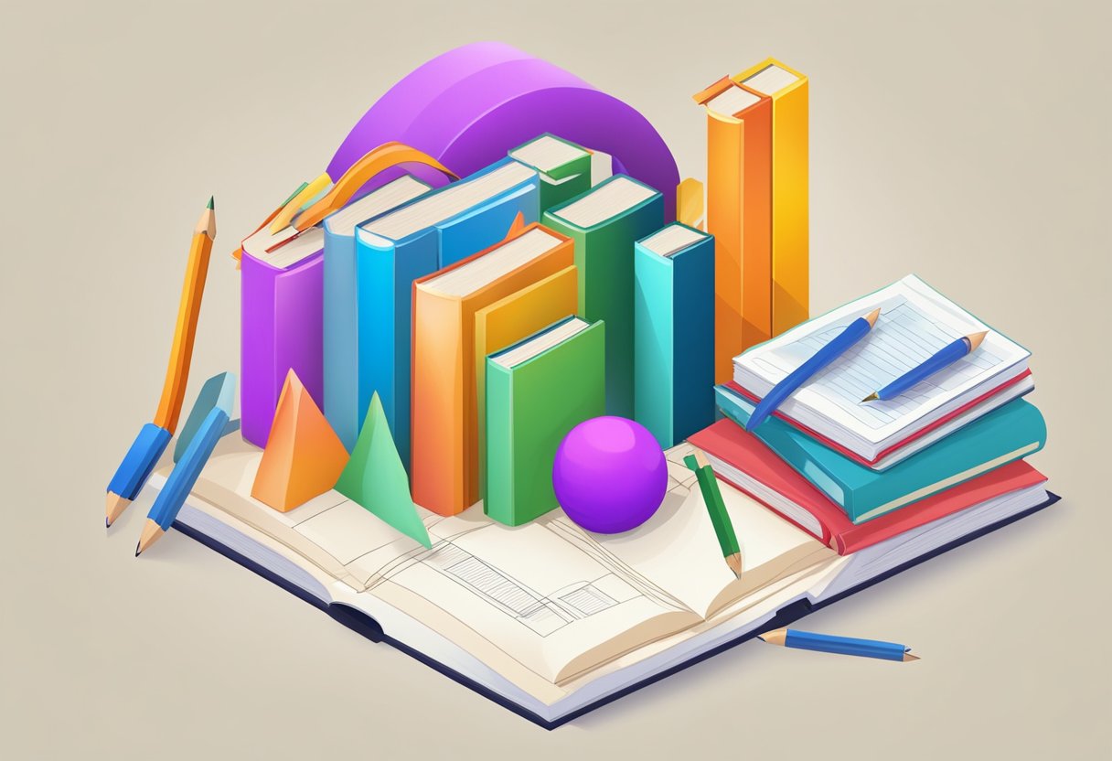 Using Graphic Organisers for Assessment and Evaluation: Enhancing Educational Outcomes Graphic Organisers LearningMole A colorful graphic organizer surrounded by books and educational materials, with arrows and connecting lines symbolizing continuous learning and development