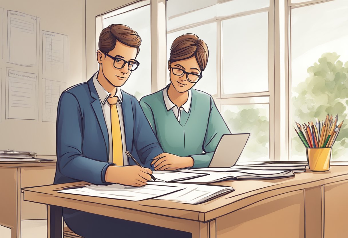 A teacher plans a lesson using Understanding by Design framework, with a focus on student understanding and mastery of key concepts