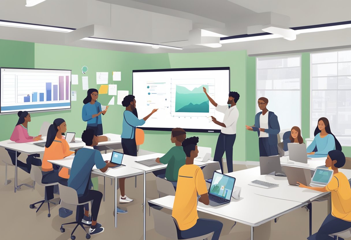 Innovative Ways to Use Collaboration Tools in Elementary Education Collaboration Tool, elementary education, collaboration LearningMole Students working together on a project, using digital collaboration tools like interactive whiteboards and online platforms