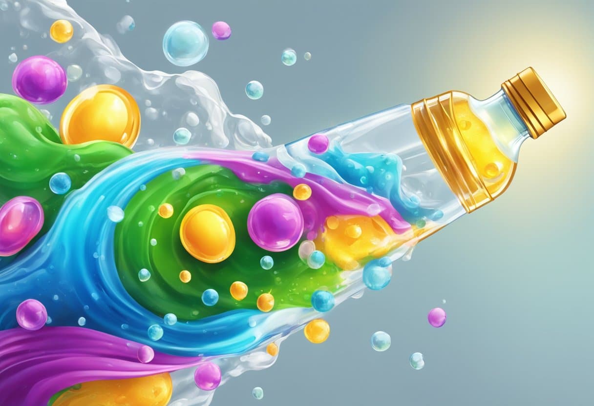 Homemade Lava Lamp: Density Experiment for Kids - Easy Science Fun at Home Lava Lamp LearningMole A clear plastic bottle filled with water and vegetable oil, with drops of food coloring falling through the oil. A fizzing tablet is added, creating bubbles that rise and fall, resembling a lava lamp