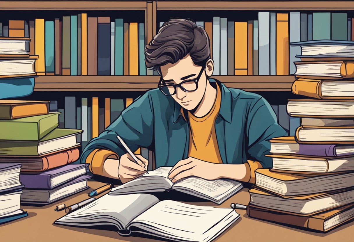 The Role of Active Listening in Enhancing Children's Homework Success active listening LearningMole A person listens attentively while holding a pencil, surrounded by books and papers