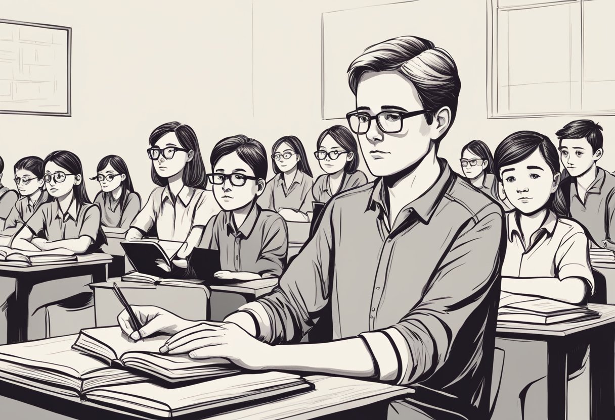 The Role of Active Listening in Enhancing Children's Homework Success active listening LearningMole Students sit attentively, facing the teacher, with open books and pencils in hand. The teacher listens intently, nodding and making eye contact, showing support