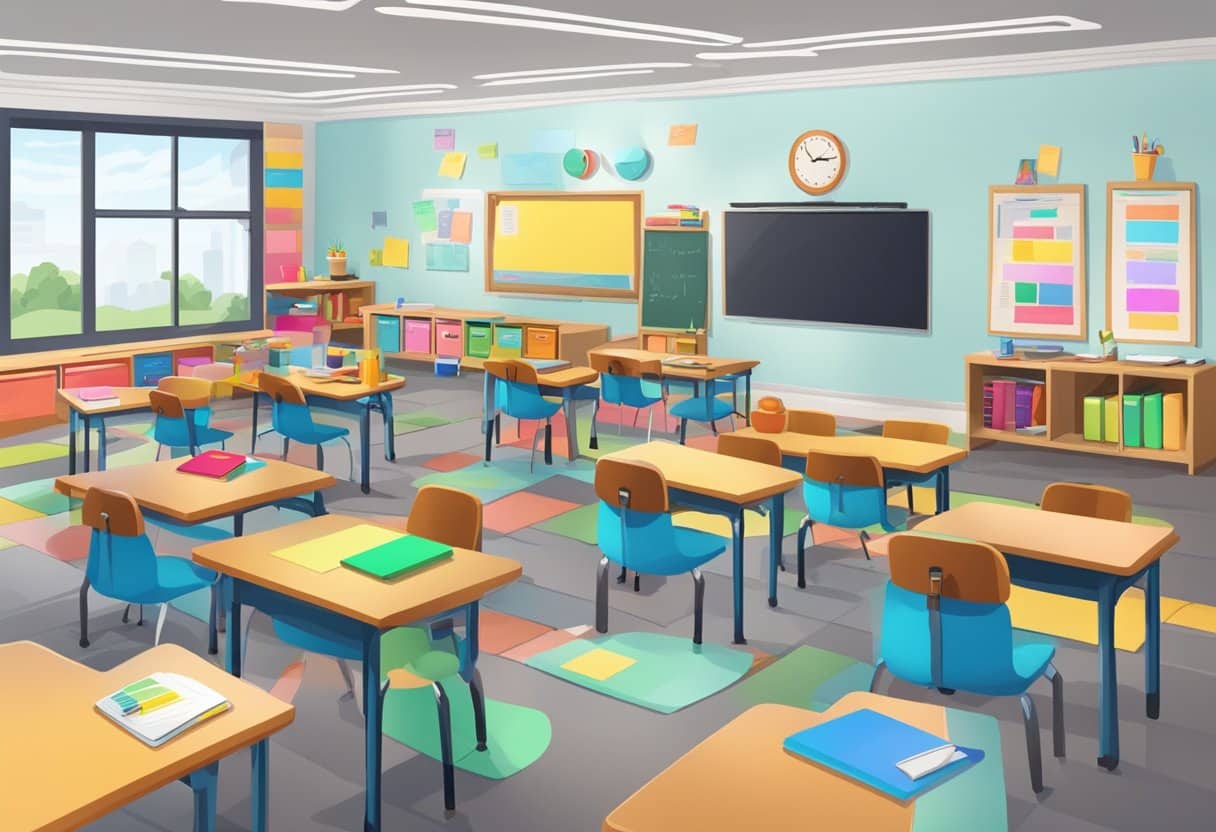 Strategies for Motivating Reluctant Learners: Engaging Techniques for Classroom Success Reluctant Learners, student LearningMole A classroom with colorful digital tools and resources displayed, engaging and motivating reluctant learners
