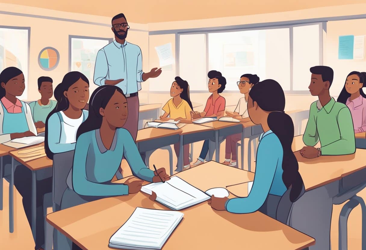 The Importance of Open Communication with Teachers: Enhancing Student Success Open Communication, teacher LearningMole A classroom setting with students actively participating in discussions with their teacher. A clear line of communication is evident through open dialogue and engaged expressions