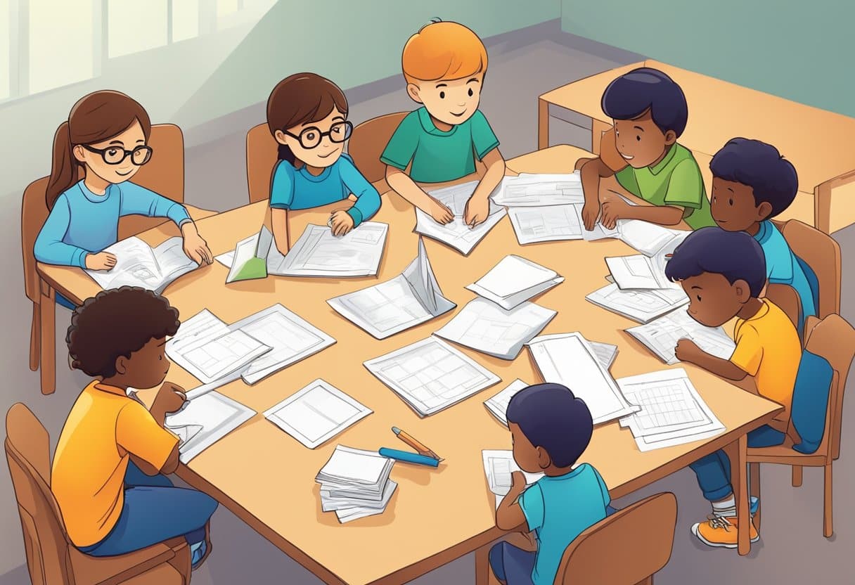 How Critical Thinking Prepares Kids for Real Life: The Key to Problem-Solving Skills critical thinking LearningMole A group of children engaged in problem-solving activities, using logic and reasoning to overcome challenges. They are collaborating, analyzing information, and making informed decisions