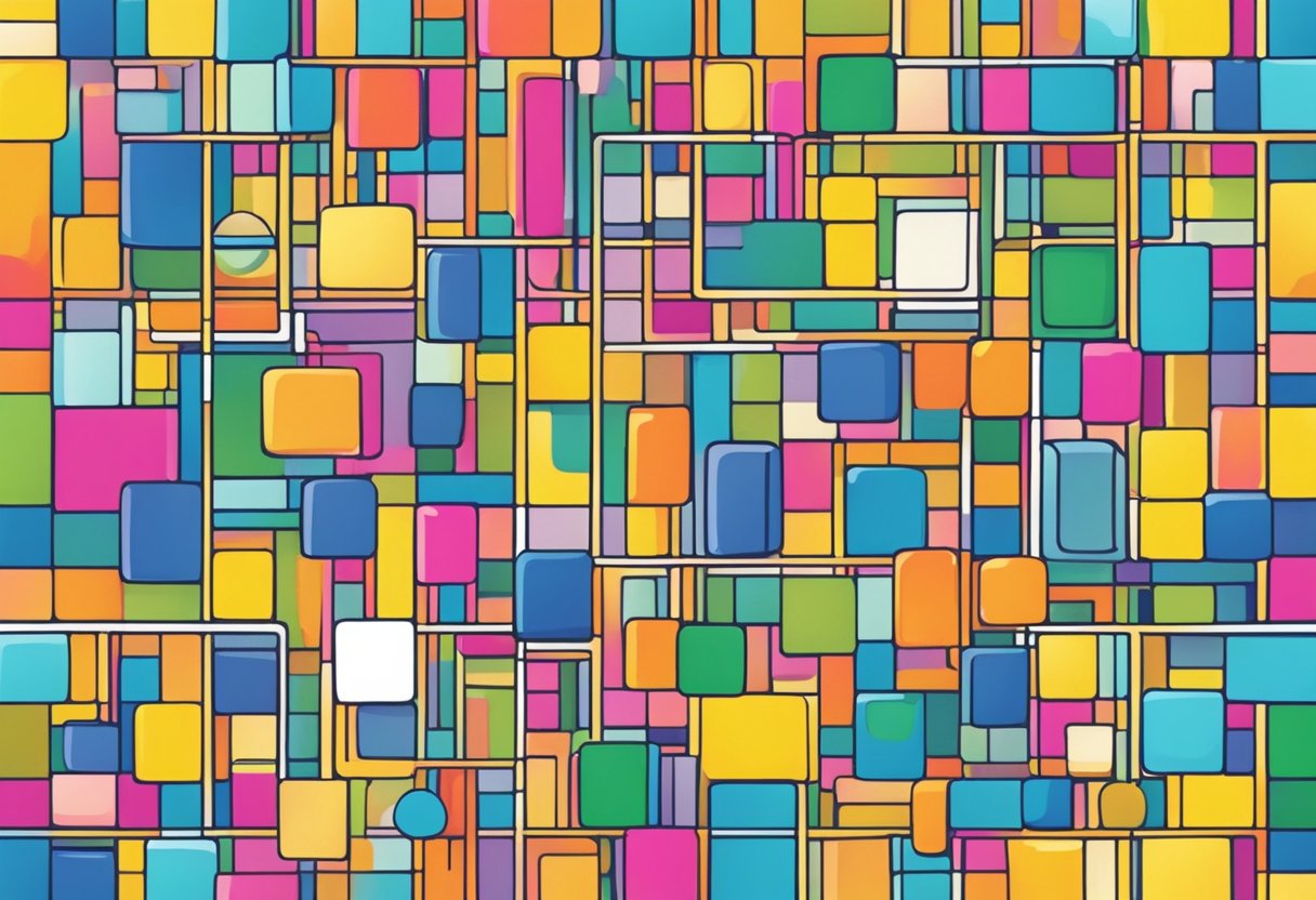 Simple Logic Puzzles for Young Brains: Easy Challenges to Sharpen Minds Logic Puzzles LearningMole A colorful grid with various shapes and symbols, arranged in a logical pattern