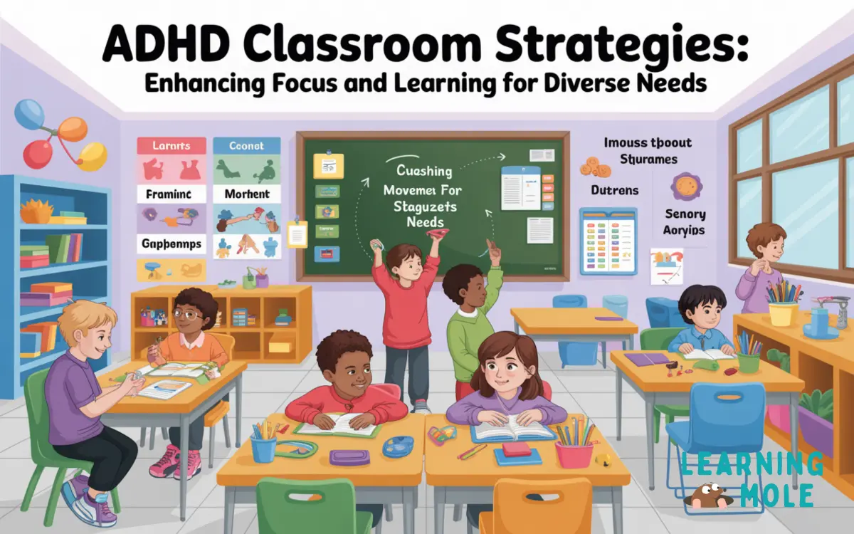 ADHD Classroom Strategies: Enhancing Focus and Learning for Diverse Needs
