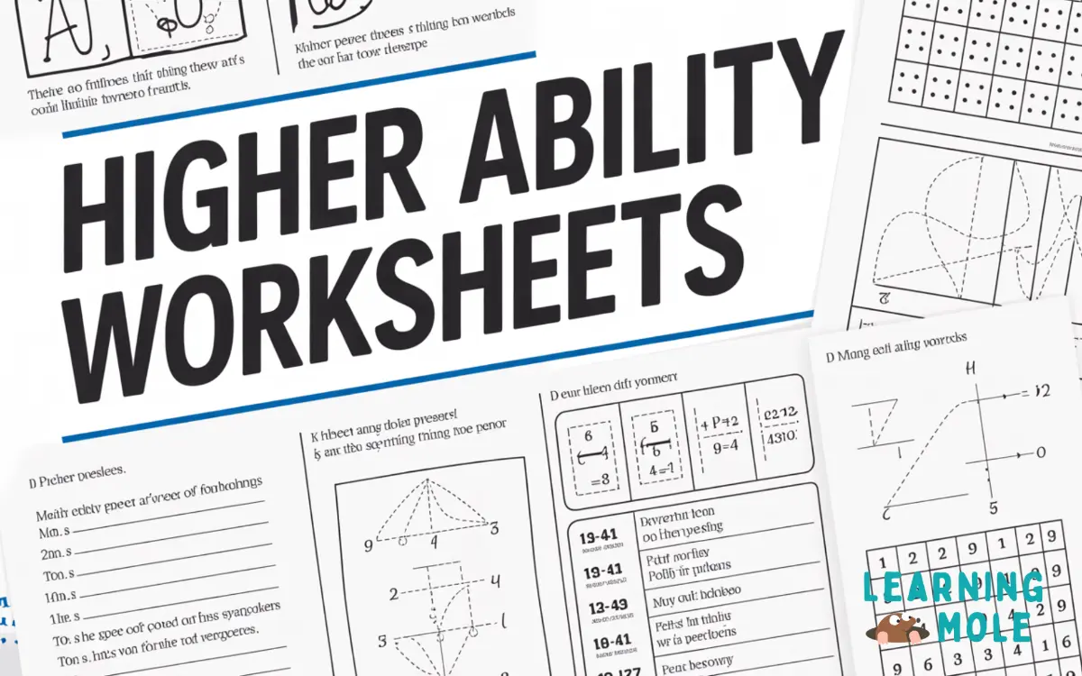 Higher Ability Worksheets: Engaging Challenges for Gifted Learners