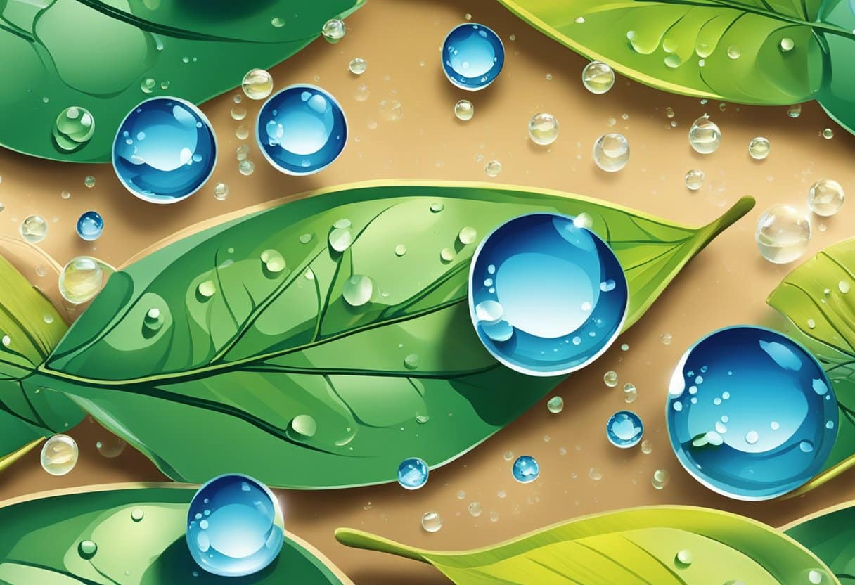Water World: Insight into the Diverse Forms of Wonderful Water Drops and Bubbles Water World, water drop LearningMole Water droplets cling to a leaf, reflecting the surrounding world in miniature. Bubbles rise through the water, catching the light and creating a mesmerizing dance of shapes and colors