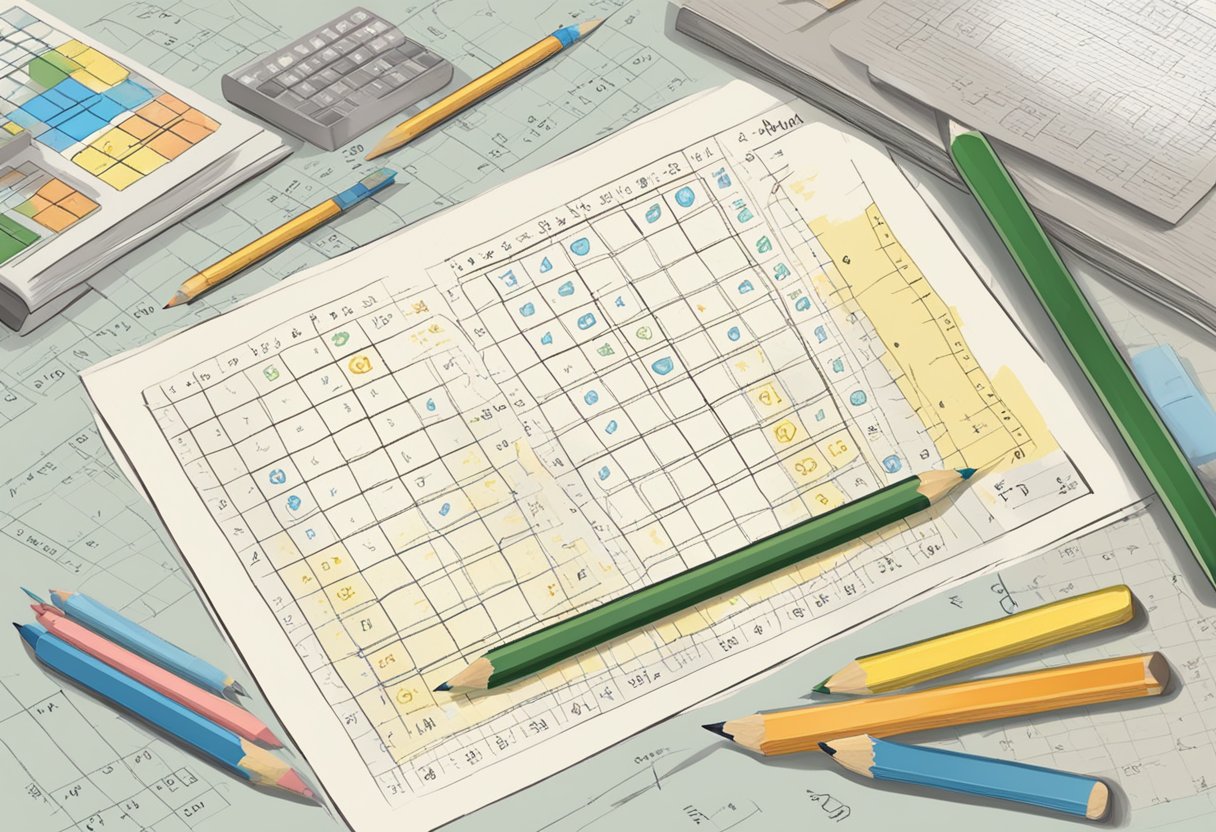 Using Rubrics for Assessing Mathematical Problem-Solving Skills: A Guide for Educators rubrics LearningMole A table with math problems, a rubric, and a pencil