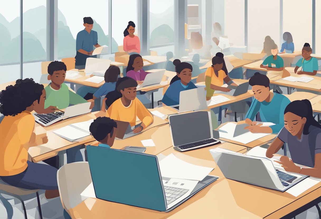 Using Game-Based Learning to Enhance Educational Outcomes: A Modern Approach game-based,game-based learning LearningMole Students engage in collaborative problem-solving, using digital devices in a classroom setting. The teacher observes and guides the activity, as students work together to achieve learning outcomes