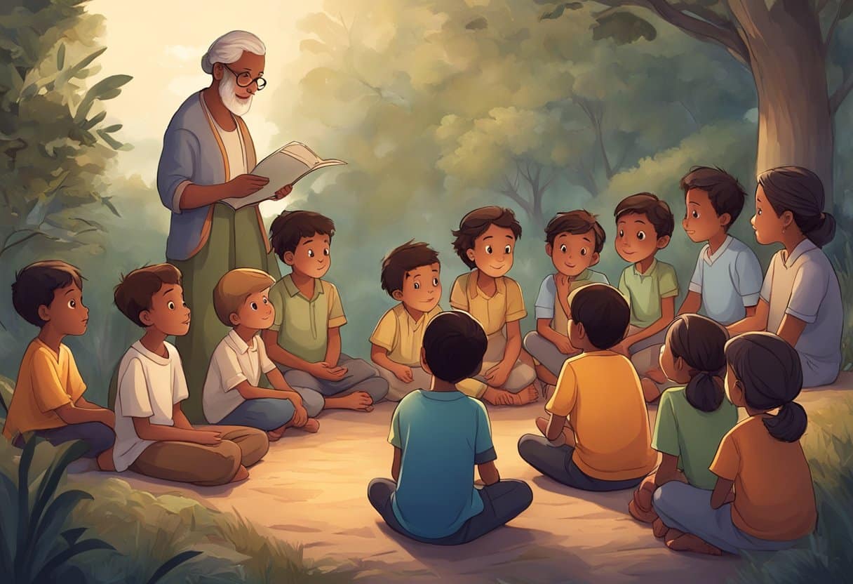 Activities that Make Kids Wonder and Ponder: Engaging Young Minds wonder, child LearningMole Children gather around a storyteller, captivated by tales. Their faces show curiosity and empathy as they listen and ponder