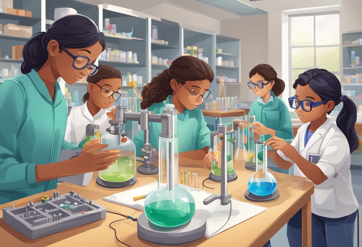 Assessing Student Learning Through Science Experiments and Labs: Effective Strategies for Educators Science experiment,science LearningMole Students conducting science experiments in a laboratory setting, using various equipment and materials to assess their learning through hands-on activities