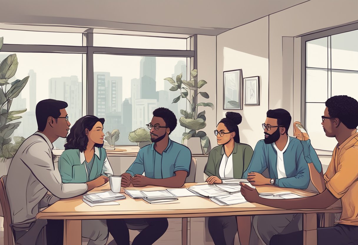 Role-Playing Complex World Issues: Engaging Methods for Global Understanding Role-play LearningMole A group of diverse individuals engage in role-play, discussing complex world issues. They take on different perspectives and work through scenarios for personal growth
