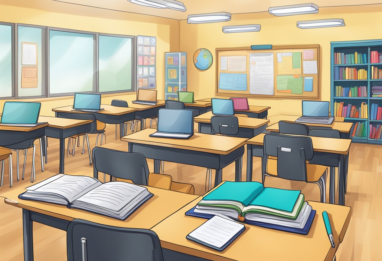 Lesson Planning for Gifted and Talented Students: Strategies for Enriched Education Gifted LearningMole A classroom filled with diverse and engaging learning materials, including advanced textbooks, technology tools, and creative projects for gifted students