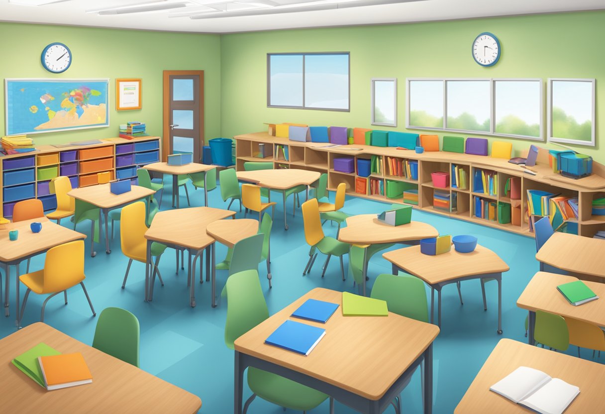 Lesson Planning for Gifted and Talented Students: Strategies for Enriched Education Gifted LearningMole A classroom with diverse learning materials, flexible seating, and group work stations for differentiated instruction in gifted education