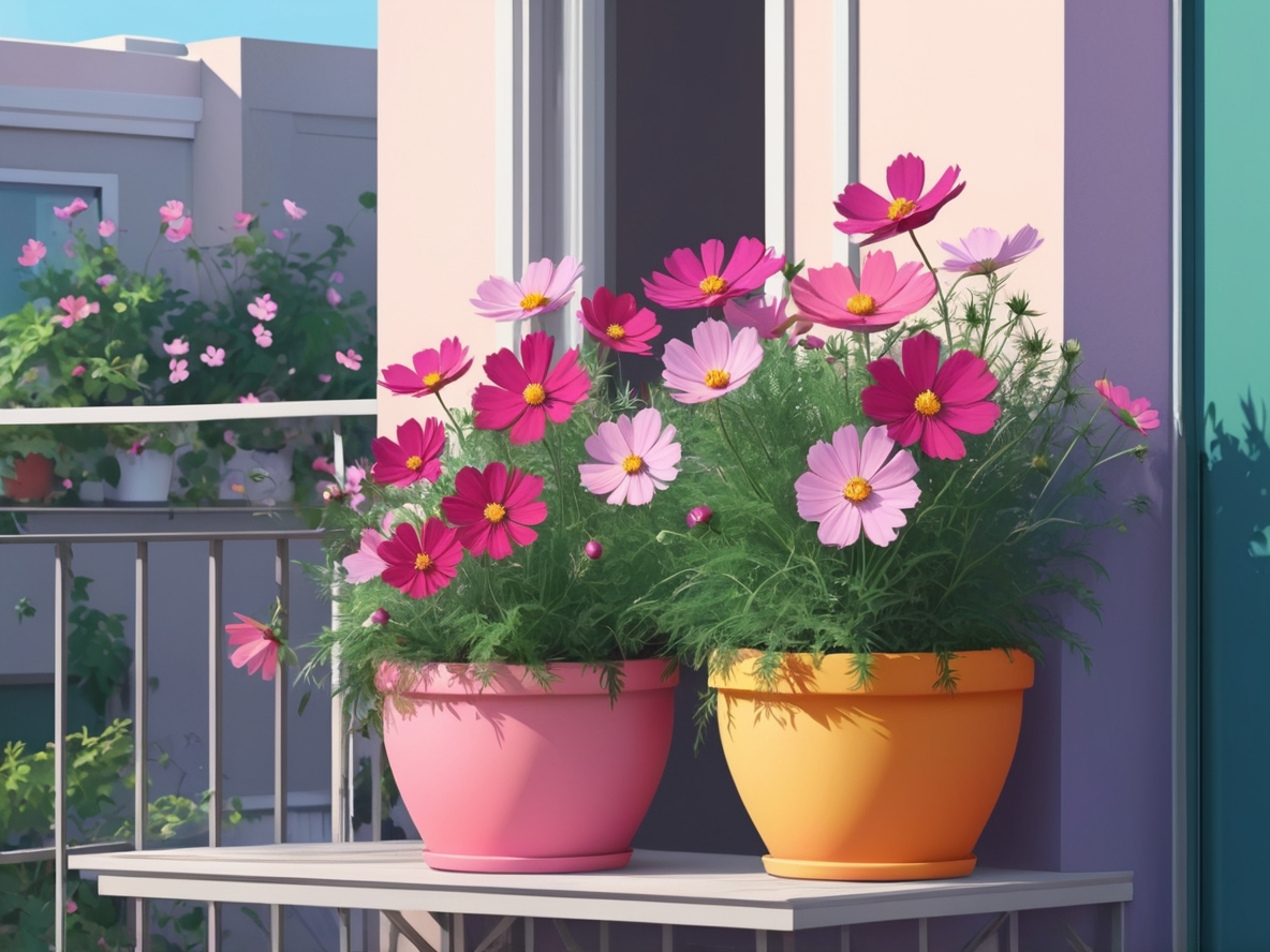 cosmos flowers