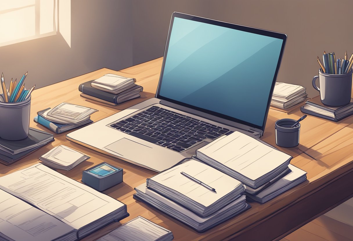 The Importance of Consistency in Homework Routines: Creating Successful Study Habits homework routine LearningMole A desk with neatly organized books, papers, and a laptop, surrounded by a quiet and focused atmosphere