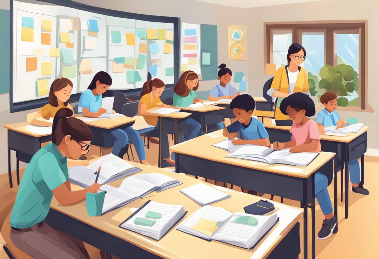 Collaborating with Teachers to Support Homework Accommodations: Enhancing Student Success Homework accommodation, Homework LearningMole Teachers and students working together on homework, tracking progress and making adjustments