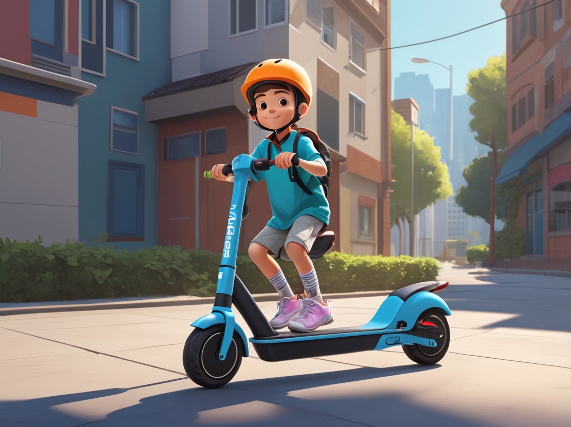 Electric Scooters: Enjoyable Sport and Fun Activity for Your Kid Electric Scooters LearningMole Electric Scooters LearningMole