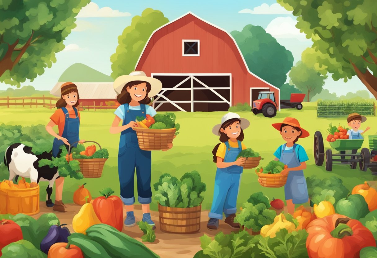 Primary Education Nutrition Teaching Resources: Fun Tools for Healthy Eating Lessons Nutrition Teaching,Primary Education,healthy LearningMole A group of children explore a vibrant farm, learning about healthy eating and sustainability. They pick fresh produce and feed animals