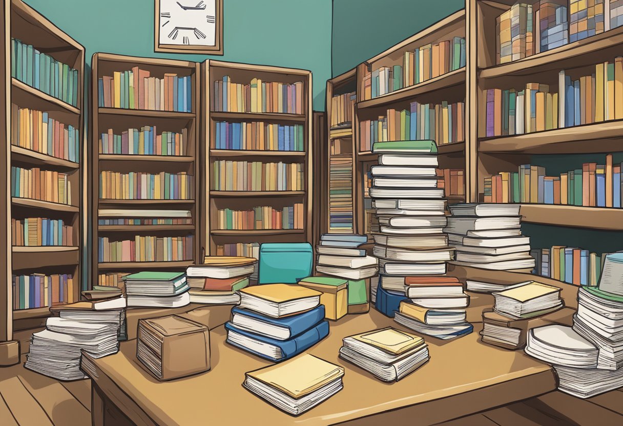 Printable Reading Comprehension Activities for Boosting Literacy Skills Printable Reading Comprehension Activities,Literacy Skills,activities LearningMole A table with various printed reading comprehension activities surrounded by shelves stocked with additional educational resources