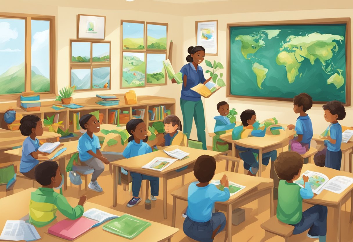 Interactive environmental studies resources for primary education, designed to engage students in hands-on learning activities about sustainability and the environment in the classroom