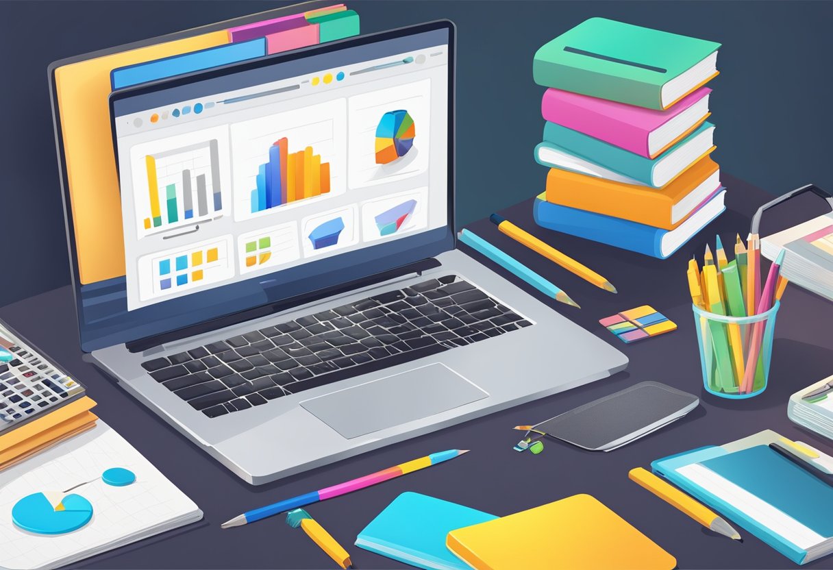 Educational Resource Toolkit for Supporting Primary Parents Educational Resource,Toolkit,Primary LearningMole A colorful toolkit with books, flashcards, and educational games arranged on a table. A laptop displaying educational websites is open nearby