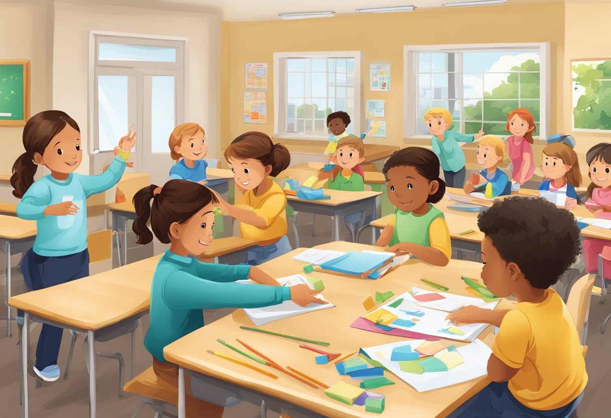 Primary Education Activity Packs: Fun Learning Resources Activity Pack LearningMole A classroom setting with children engaged in hands-on activities from educational packs (Activity Pack)