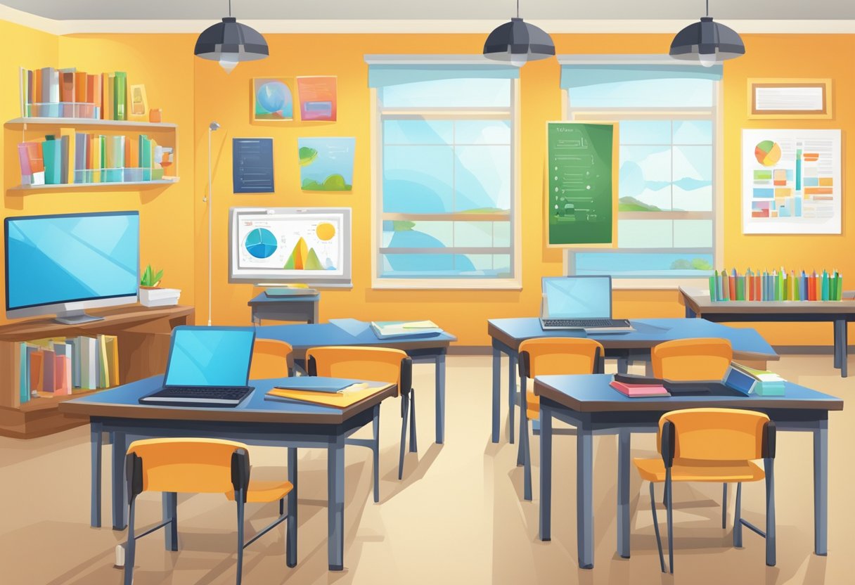 Teacher Resources for Special Educational Needs: Supporting the Learning Journey Special Educational Needs,Special Education LearningMole A classroom with various educational tools and resources for different learning styles, including visual aids, manipulatives, and technology