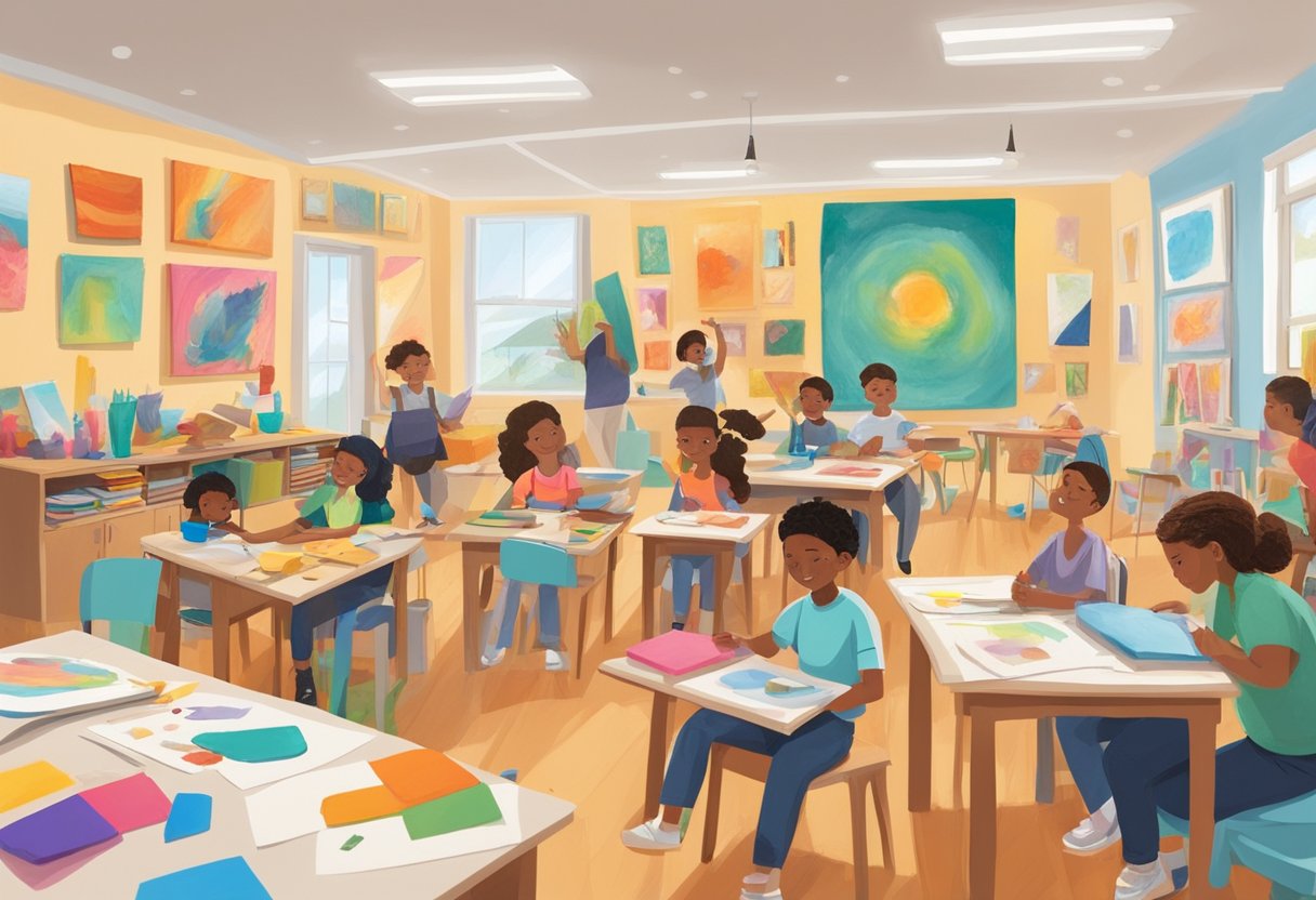 Enhancing Education Through Creative Expression Using Arts & Crafts