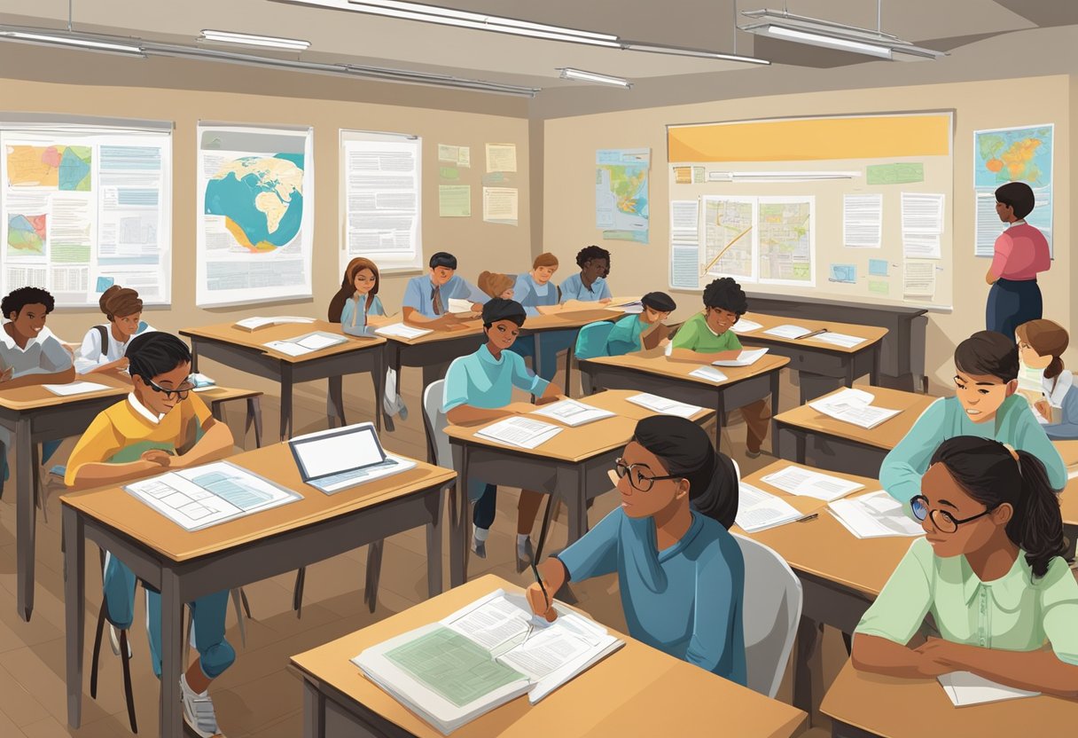 Case Studies: Successful Modern History Projects in Schools Modern History Projects,Modern history,history projects,Case studies LearningMole A classroom with students using graphic organizers to study history case studies. Posters of successful modern history projects adorn the walls