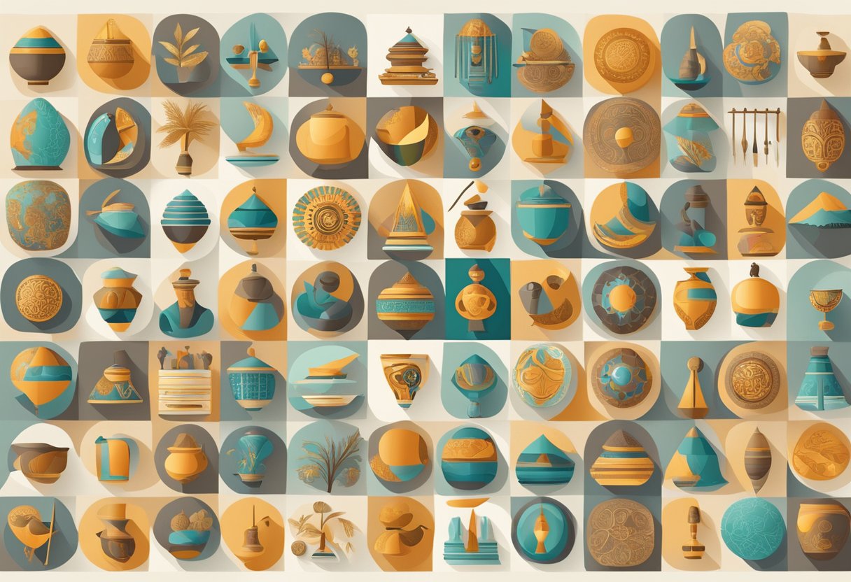 Interactive Cultural Studies Resources for Young Learners Cultural Studies Resources,Cultural Studies,Cultural awareness,Educational activities LearningMole A diverse collection of cultural artifacts and symbols arranged in a colorful and interactive display