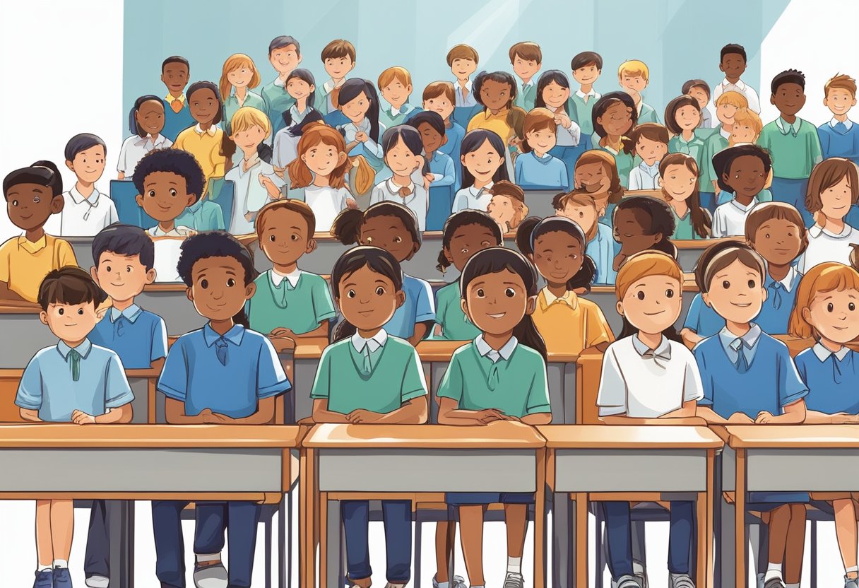 Comprehensive Guide to Public Speaking and Presentation for Primary Students public speaking,presentation LearningMole A group of primary students stand in front of an audience, confidently delivering speeches with the help of a comprehensive guide on public speaking