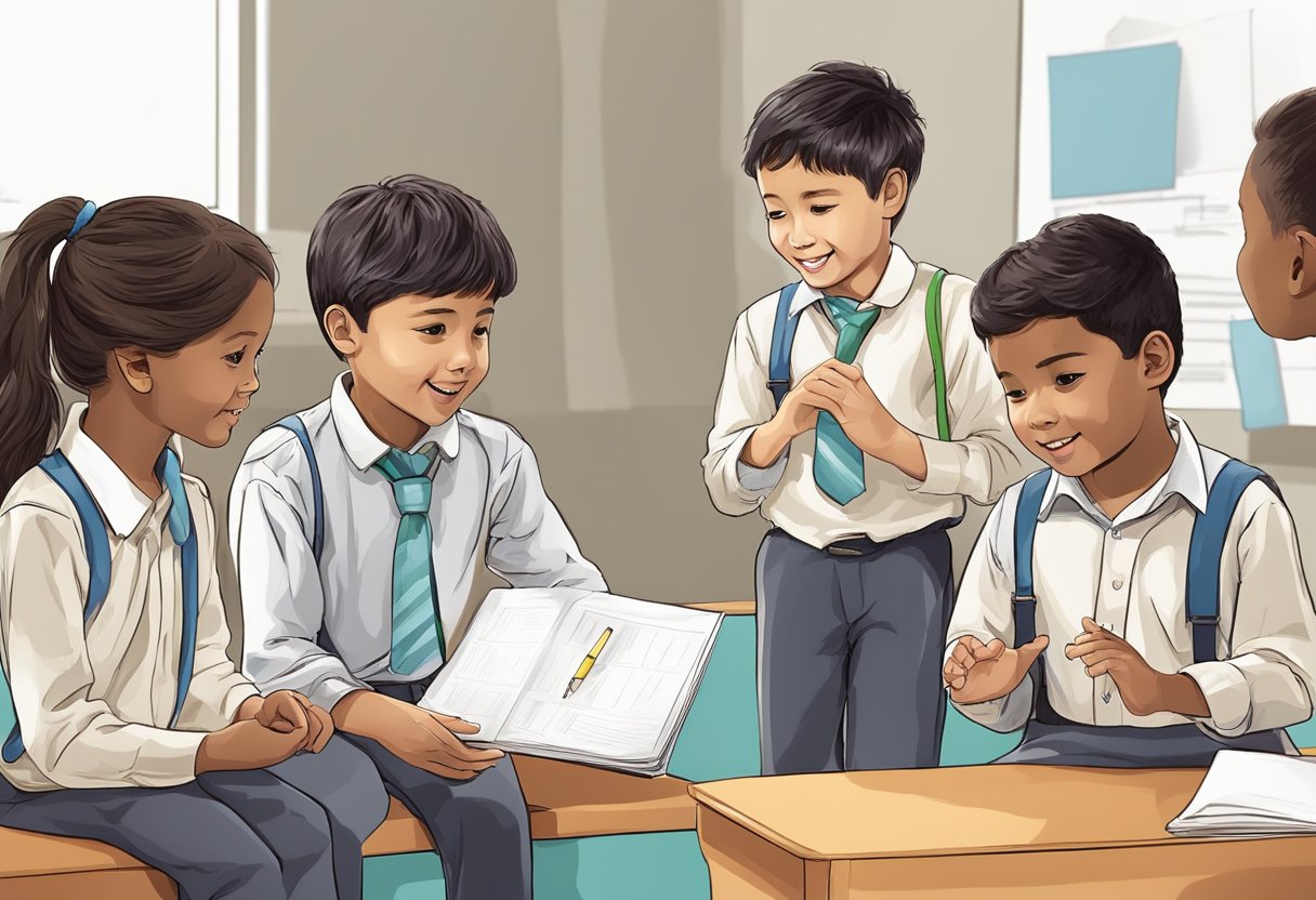 Comprehensive Guide to Public Speaking and Presentation for Primary Students public speaking,presentation LearningMole A group of primary students engage in a simulation and role-play activity to learn public speaking and presentation skills