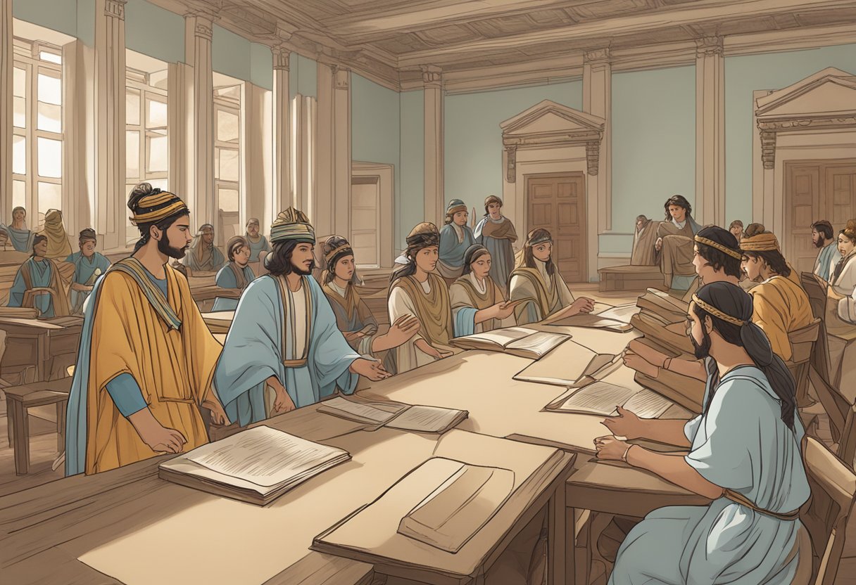 Teaching Ancient History: Top 10 Classroom Fun Activities Ancient History,classroom LearningMole A group of students in a classroom setting, dressed in ancient attire, engaging in immersive role-play activities related to ancient history