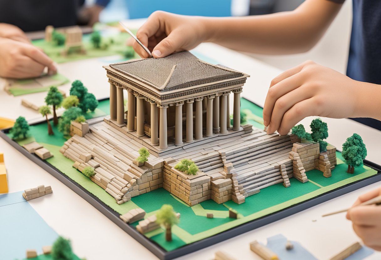 Teaching Ancient History: Top 10 Classroom Fun Activities Ancient History,classroom LearningMole Students building mini models of ancient architectural wonders using STEM materials