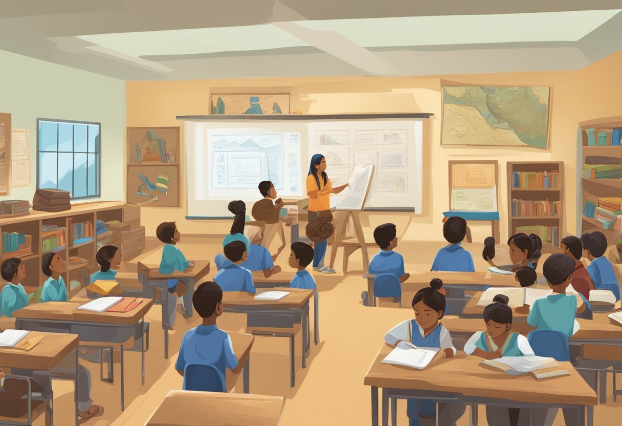 Teaching Ancient History: Top 10 Classroom Fun Activities Ancient History,classroom LearningMole A classroom setting with students engaged in interactive activities, surrounded by visual aids and educational materials related to ancient Indian history